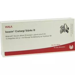 ISCUCIN crataegi Tugevus D Ampullid, 10X1 ml