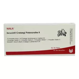 ISCUCIN crataegi potentsi seeria II Ampullid, 10X1 ml