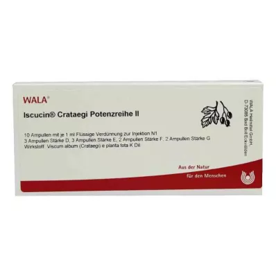 ISCUCIN crataegi potentsi seeria II Ampullid, 10X1 ml ISCUCIN crataegi potentsi seeria II Ampullid, 10X1 ml