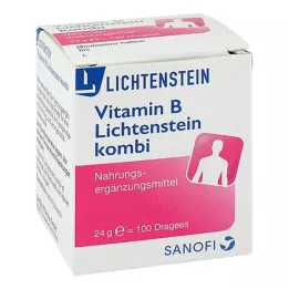 VITAMIN B LICHTENSTEIN Kombineeritud kaetud tabletid, 100 tk