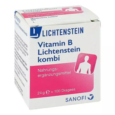VITAMIN B LICHTENSTEIN Kombineeritud kaetud tabletid, 100 tk