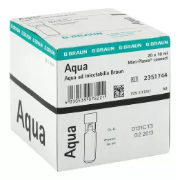 AQUA AD injectabilia Miniplasco connect Inj. lahus, 20X10 ml