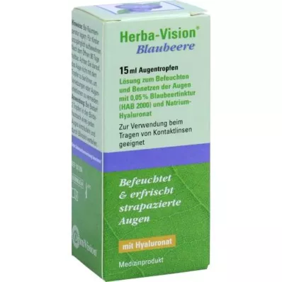 HERBA-VISION Mustika silmatilgad, 15 ml