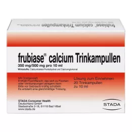FRUBIASE CALCIUM T joogiampullid, 20 tk