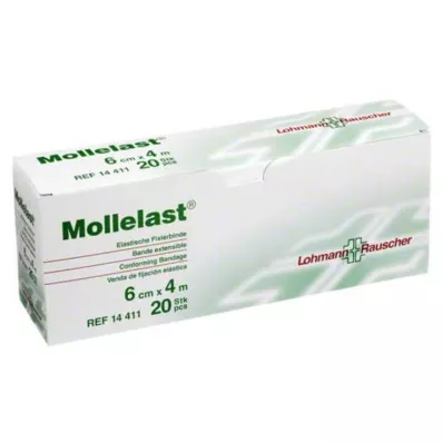 MOLLELAST Sidemed 6 cmx4 m üksikult pakitud, 20 tk