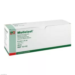 MOLLELAST Sidemed 8 cmx4 m üksikult pakitud, 20 tk