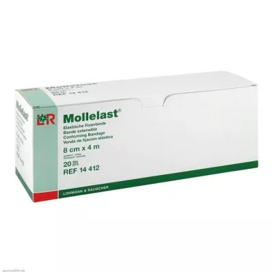 MOLLELAST Sidemed 8 cmx4 m üksikult pakitud, 20 tk