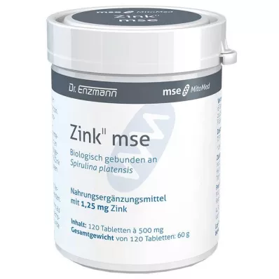 ZINK II MSE 1,25 mg tabletid, 120 tk ZINK II MSE 1,25 mg tabletid, 120 tk