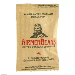 AIRMENBEANS Finest kohvipastillid guaraanaga, 21 tk