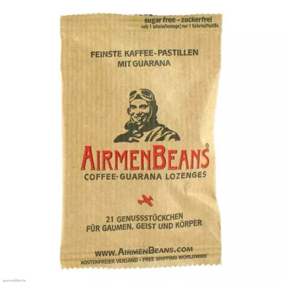 AIRMENBEANS Finest kohvipastillid guaraanaga, 21 tk AIRMENBEANS Finest kohvipastillid guaraanaga, 21 tk