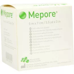 MEPORE Haavaside mittesteriilne 7 cmx5 m, 1 tk
