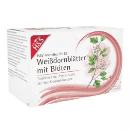 H&amp;S Hawthorni lehed koos õitega Filter kotike, 20X1.6 g