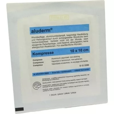 ALUDERM Kompressioonid 10x10 cm, 1 tk