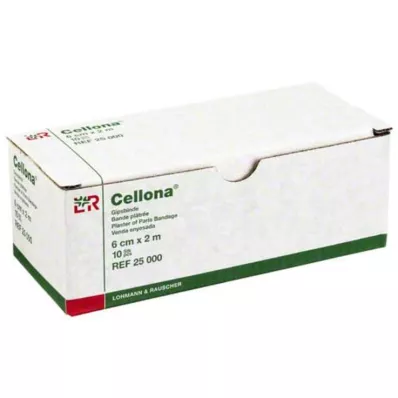 CELLONA Kipsplaastrid 6 cmx2 m, 2X5 tk