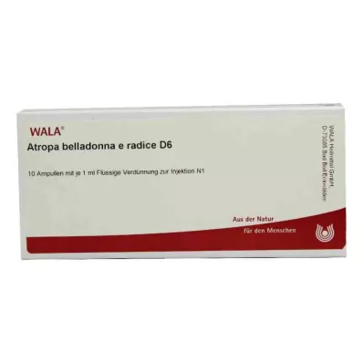 Atropa Belladonna e Radix D6 ampullid (10x1 ml) Atropa Belladonna e Radix D6 ampullid (10x1 ml)