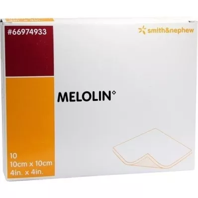 MELOLIN 10x10 cm haavasidemed steriilsed, 10 tk