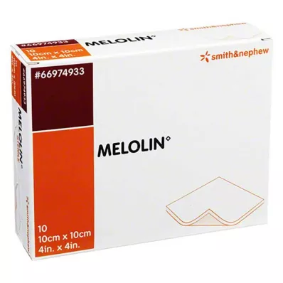 MELOLIN 10x10 cm haavasidemed steriilsed, 10 tk