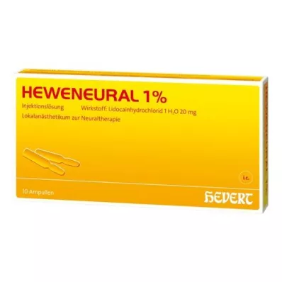 HEWENEURAL 1% ampullid, 10X2 ml