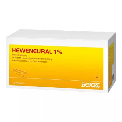 HEWENEURAL 1% ampullid, 100X2 ml