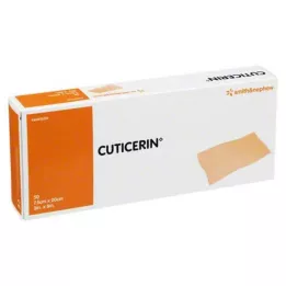 CUTICERIN 7,5x20 cm salviga kaetud marli, 50 tk
