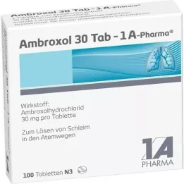 AMBROXOL 30 Tab-1A Pharma tabletti, 100 tk