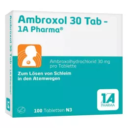 AMBROXOL 30 Tab-1A Pharma tabletti, 100 tk
