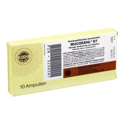 MUCOKEHL Ampullid D 7, 10X1 ml
