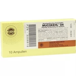 MUCOKEHL Ampullid D 6, 10X1 ml