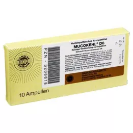 MUCOKEHL Ampullid D 6, 10X1 ml
