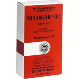 MUCOKEHL Suppositooriumid D 3, 10 tk