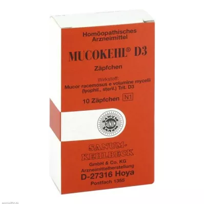 MUCOKEHL Suppositooriumid D 3, 10 tk