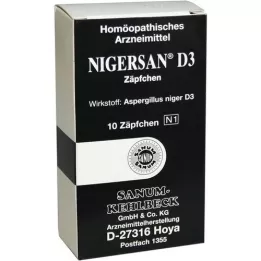 NIGERSAN D 3 Suppositooriumid, 10 tk