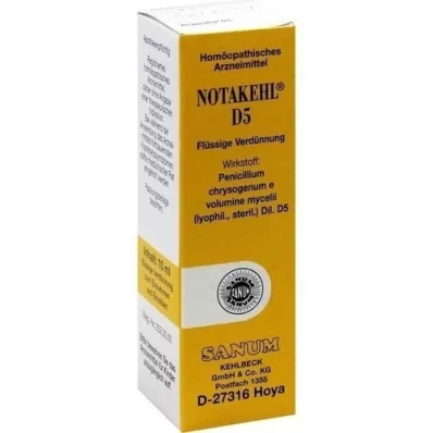 NOTAKEHL D 5 tilka, 10 ml