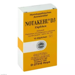 NOTAKEHL D 3 Suppositooriumid, 10 tk