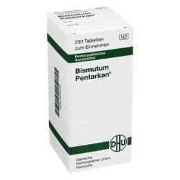 BISMUTUM PENTARKAN tabletid, 200 tk