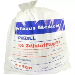 ZELLSTOFFTUPFER Ypsizell 4x5 cm, 1000 tk