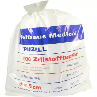 ZELLSTOFFTUPFER Ypsizell 4x5 cm, 1000 tk