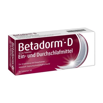 BETADORM D tabletid, 20 tk