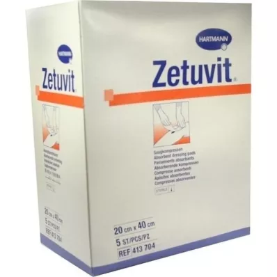 ZETUVIT Imav kompressid steriilsed 20x40 cm, 5 tk