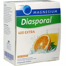 MAGNESIUM DIASPORAL 400 ekstra joogigraanulid, 20 tk