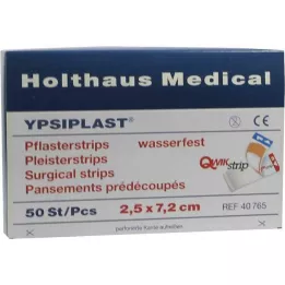 PFLASTERSTRIPS Ypsiplast veekindel 2,5x7,2 cm, 50 tk