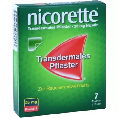 NICORETTE TX Plaaster 25 mg, 7 tk