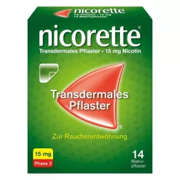 NICORETTE TX Plaaster 15 mg, 14 tk