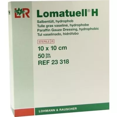 LOMATUELL H Salvtüll 10x10 cm steriilne, 50 tk