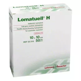 LOMATUELL H Salvtüll 10x10 cm steriilne, 50 tk