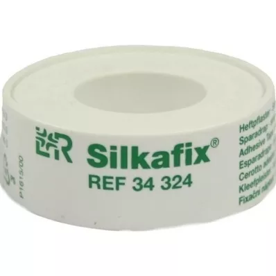 SILKAFIX Klammerplaaster 1,25 cm x 5 m plastikspiraal, 1 tk