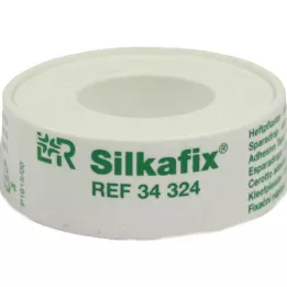 SILKAFIX Klammerplaaster 1,25 cm x 5 m plastikspiraal, 1 tk
