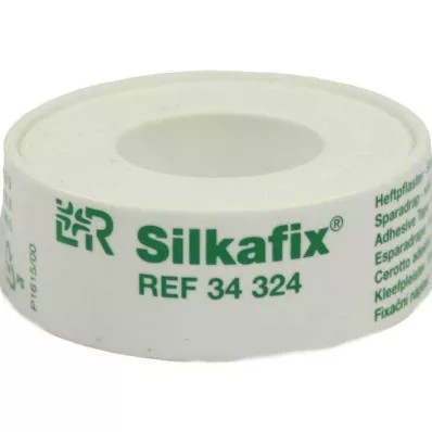 SILKAFIX Klammerplaaster 1,25 cm x 5 m plastikspiraal, 1 tk