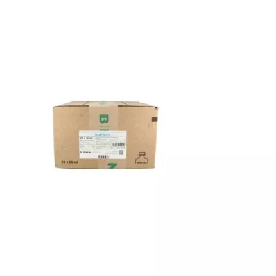ISOTONE Soolalahus 0,9% Braun Ecof.P.semi-filled, 20X100 ml