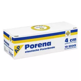 PORENA elastne marlipael 4 cm valge ilma tšellita, 10 tk